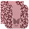 Polka Dot Butterfly Facecloth / Wash Cloth (Personalized)