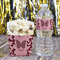 Polka Dot Butterfly Water Bottle Label - w/ Favor Box