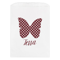 Polka Dot Butterfly Treat Bag (Personalized)