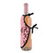 Polka Dot Butterfly Wine Bottle Apron - DETAIL WITH CLIP ON NECK