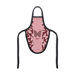 Polka Dot Butterfly Bottle Apron (Personalized)