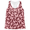 Polka Dot Butterfly Womens Racerback Tank Top
