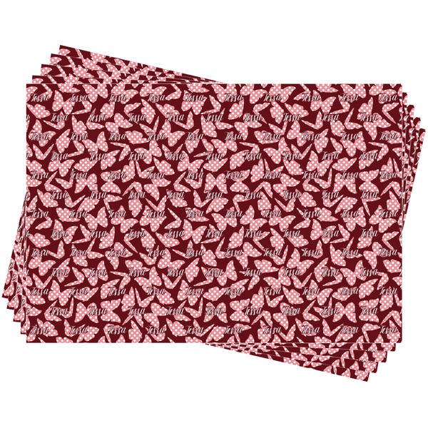 Polka Dot Butterfly Wrapping Paper - 5 Sheets Approval