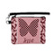 Polka Dot Butterfly Wristlet ID Cases - Front
