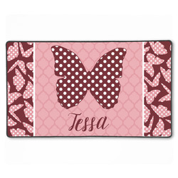 Polka Dot Butterfly XXL Gaming Mouse Pad - 24" x 14" (Personalized)