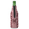Polka Dot Butterfly Zipper Bottle Cooler - BACK (bottle)