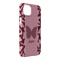 Polka Dot Butterfly iPhone 14 Plus Case - Angle