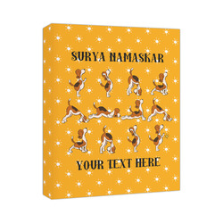 Yoga Dogs Sun Salutations Canvas Print - 11x14 (Personalized)