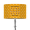 Yoga Dogs Sun Salutations 12" Drum Lampshade - ON STAND (Fabric)