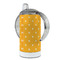 Yoga Dogs Sun Salutations 12 oz Stainless Steel Sippy Cups - FULL (back angle)
