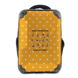 Yoga Dogs Sun Salutations 15" Hard Shell Backpack (Personalized)