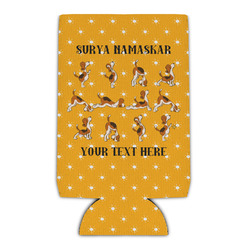 Yoga Dogs Sun Salutations Can Cooler (16 oz) (Personalized)