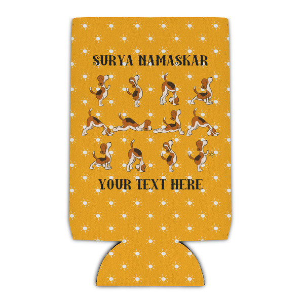 Custom Yoga Dogs Sun Salutations Can Cooler (Personalized)