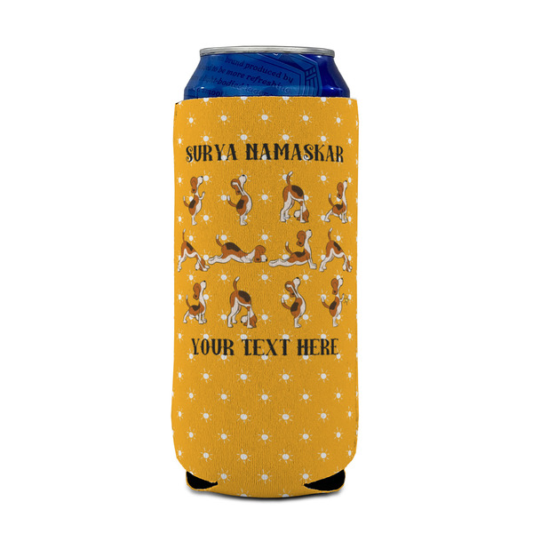 Yoga Dogs Sun Salutations 16oz Can Sleeve - FRONT (on can)