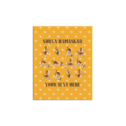 Yoga Dogs Sun Salutations Poster - Multiple Sizes (Personalized)