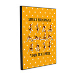 Yoga Dogs Sun Salutations Wood Prints (Personalized)