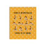 Yoga Dogs Sun Salutations Poster - Matte - 20x24 (Personalized)