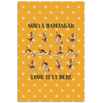 Yoga Dogs Sun Salutations Poster - Matte - 24x36 (Personalized)