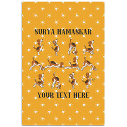 Yoga Dogs Sun Salutations Poster - Matte - 24x36 (Personalized)
