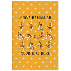 Yoga Dogs Sun Salutations Poster - Matte - 24x36 (Personalized)