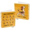 Yoga Dogs Sun Salutations 3-Ring Binder Front and Back