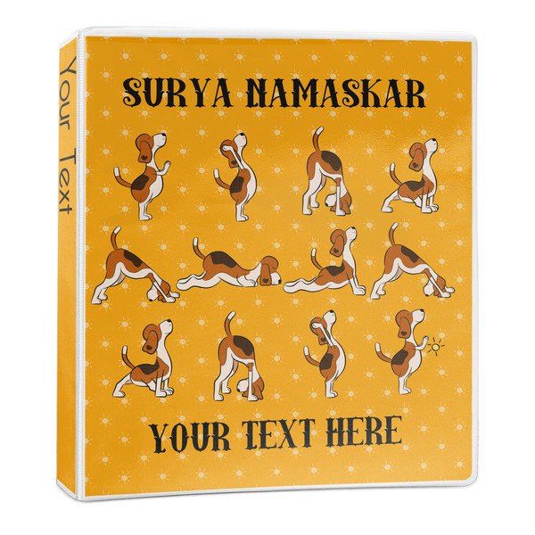 Yoga Dogs Sun Salutations 3-Ring Binder Main- 1in