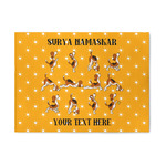 Yoga Dogs Sun Salutations Area Rug (Personalized)