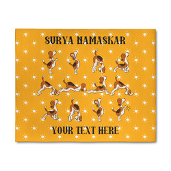 Yoga Dogs Sun Salutations 8' x 10' Indoor Area Rug (Personalized)
