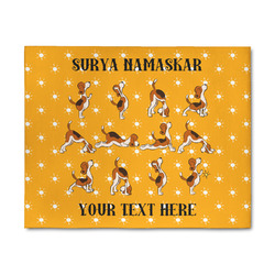 Yoga Dogs Sun Salutations 8' x 10' Patio Rug (Personalized)