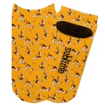 Yoga Dogs Sun Salutations Adult Ankle Socks (Personalized)
