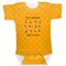 Yoga Dogs Sun Salutations Baby Bodysuit 0-3 (Personalized)