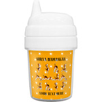 Yoga Dogs Sun Salutations Baby Sippy Cup (Personalized)