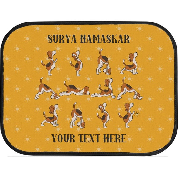 Yoga Dogs Sun Salutations Back Seat Car Mat