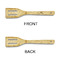 Yoga Dogs Sun Salutations Bamboo Slotted Spatulas - Single Sided - APPROVAL