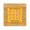 Yoga Dogs Sun Salutations Bamboo Trivet with 6" Tile - FRONT