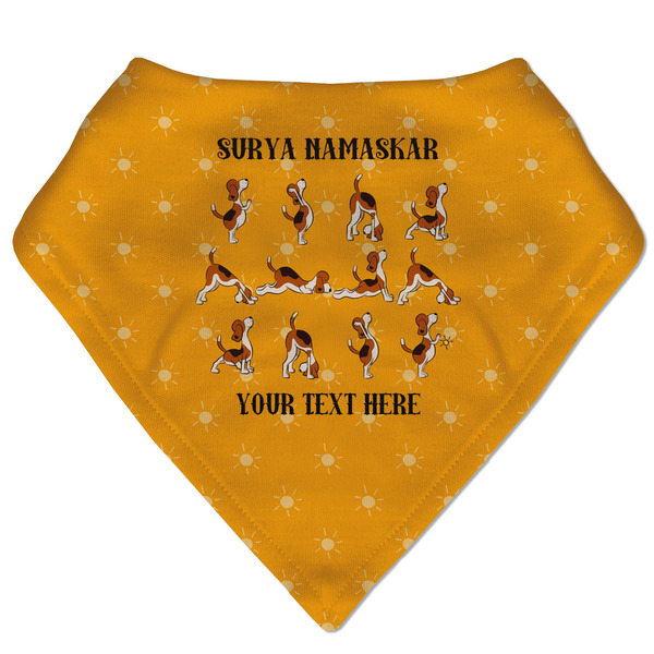 Custom Yoga Dogs Sun Salutations Bandana Bib (Personalized)