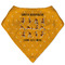 Yoga Dogs Sun Salutations Bandana Bib (Personalized)