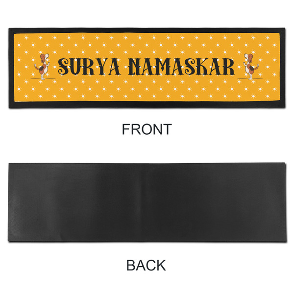 Yoga Dogs Sun Salutations Bar Mat - Large - APPROVAL