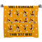Yoga Dogs Sun Salutations Bath Towel (Personalized)