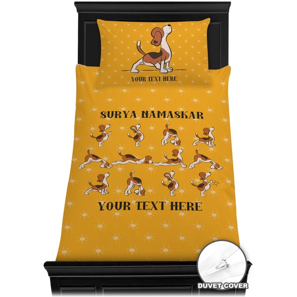 Yoga Dogs Sun Salutations Bedding Set (Twin) - Duvet