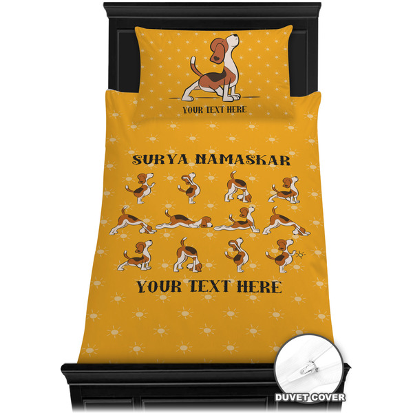 Yoga Dogs Sun Salutations Bedding Set (TwinXL) - Duvet