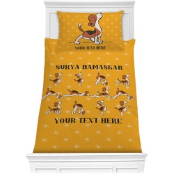 Yoga Dogs Sun Salutations Comforter Set - Twin (Personalized)