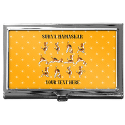 Yoga Dogs Sun Salutations Business Card Case