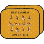 Yoga Dogs Sun Salutations Car Floor Mats (Back Seat) (Personalized)