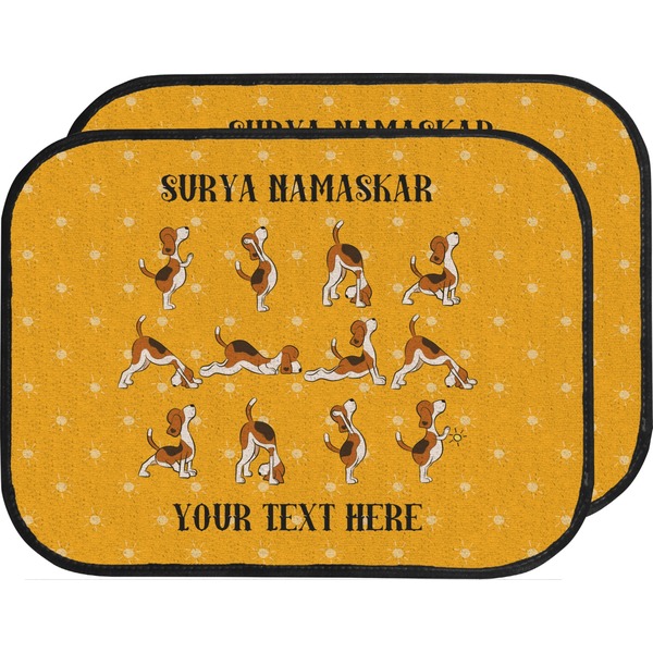 Yoga Dogs Sun Salutations Carmat Aggregate Back