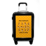 Yoga Dogs Sun Salutations Carry On Hard Shell Suitcase (Personalized)