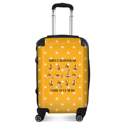 Yoga Dogs Sun Salutations Suitcase - 20" Carry On (Personalized)