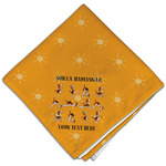 Yoga Dogs Sun Salutations Cloth Dinner Napkin - Single w/ Name or Text