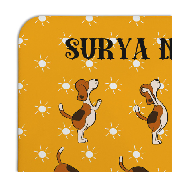 Yoga Dogs Sun Salutations Coaster Set - DETAIL