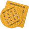 Yoga Dogs Sun Salutations Rubber Backed Coaster (Personalized)